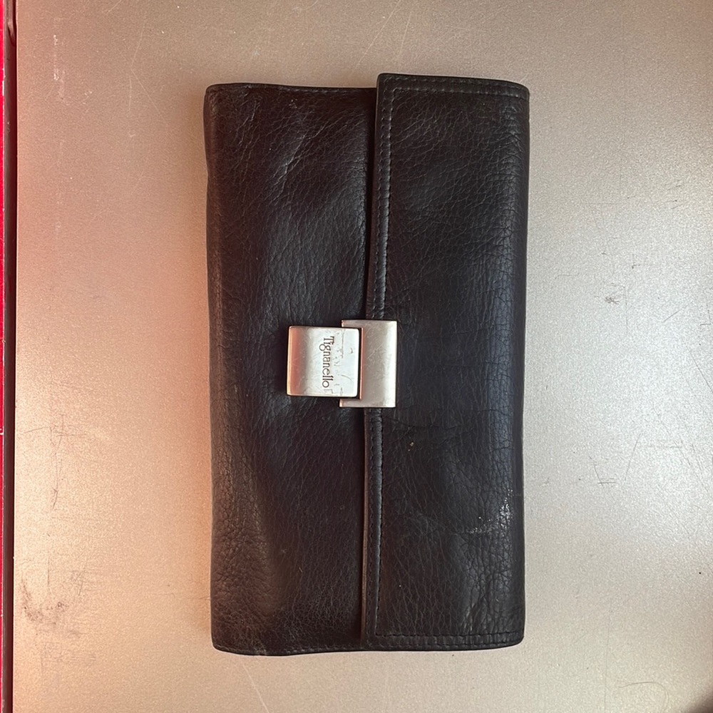 black “tignanello” wallet